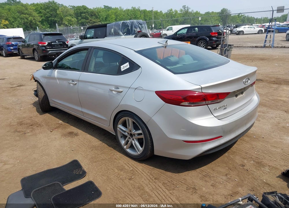 2017 HYUNDAI ELANTRA VIN: KMHD74LF5HU075281