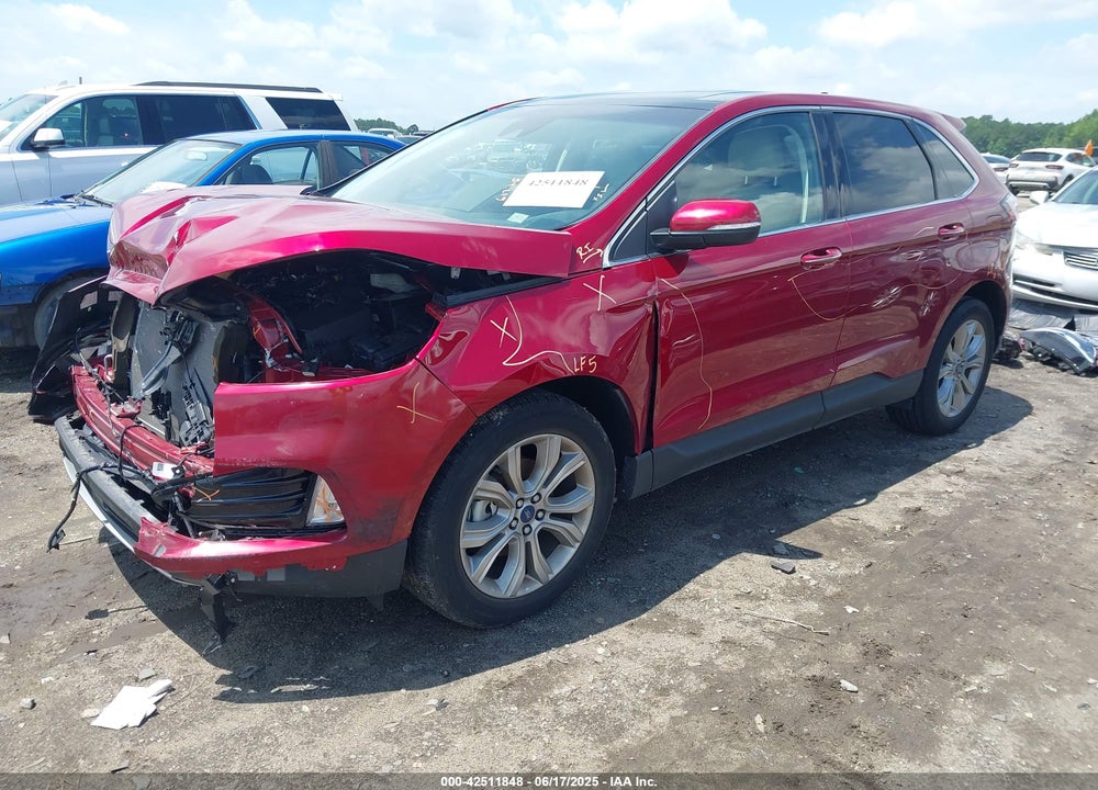 2019 FORD EDGE TITANIUM VIN: 2FMPK3K98KBB26450