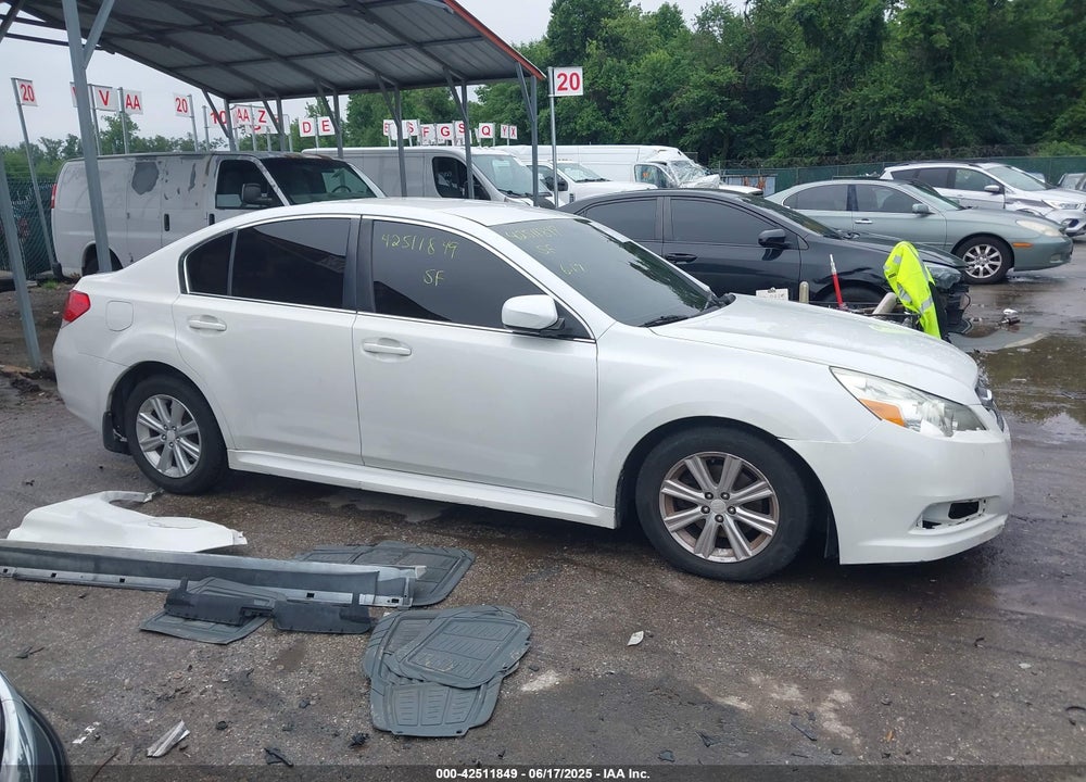 2012 SUBARU LEGACY 2.5I PREMIUM VIN: 4S3BMBC65C3023592