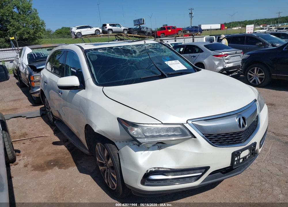 2015 ACURA MDX VIN: 5FRYD4H4XFB032761
