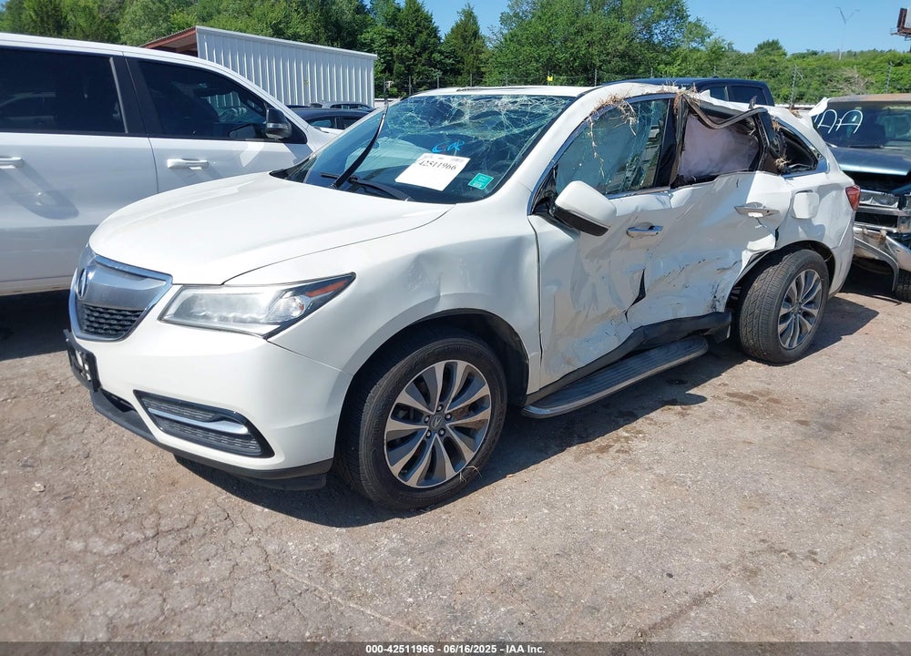 2015 ACURA MDX VIN: 5FRYD4H4XFB032761