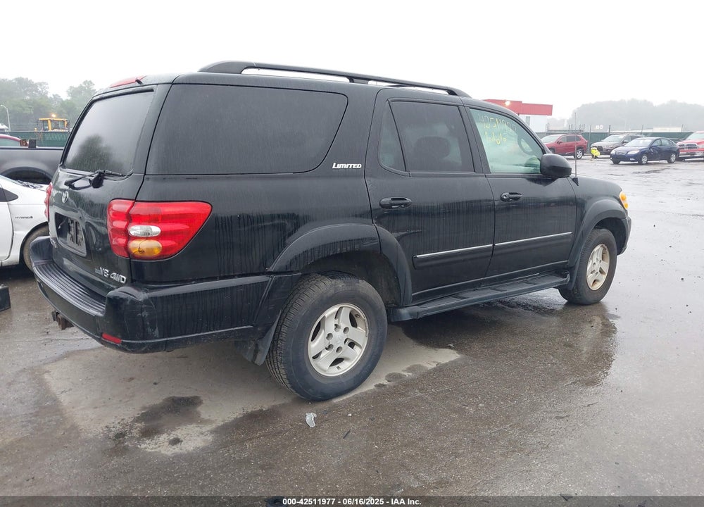 2002 TOYOTA SEQUOIA LIMITED V8 VIN: 5TDBT48A82S102411