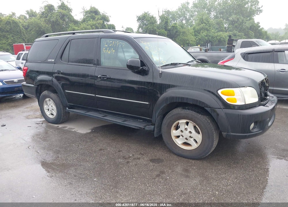 2002 TOYOTA SEQUOIA LIMITED V8 VIN: 5TDBT48A82S102411