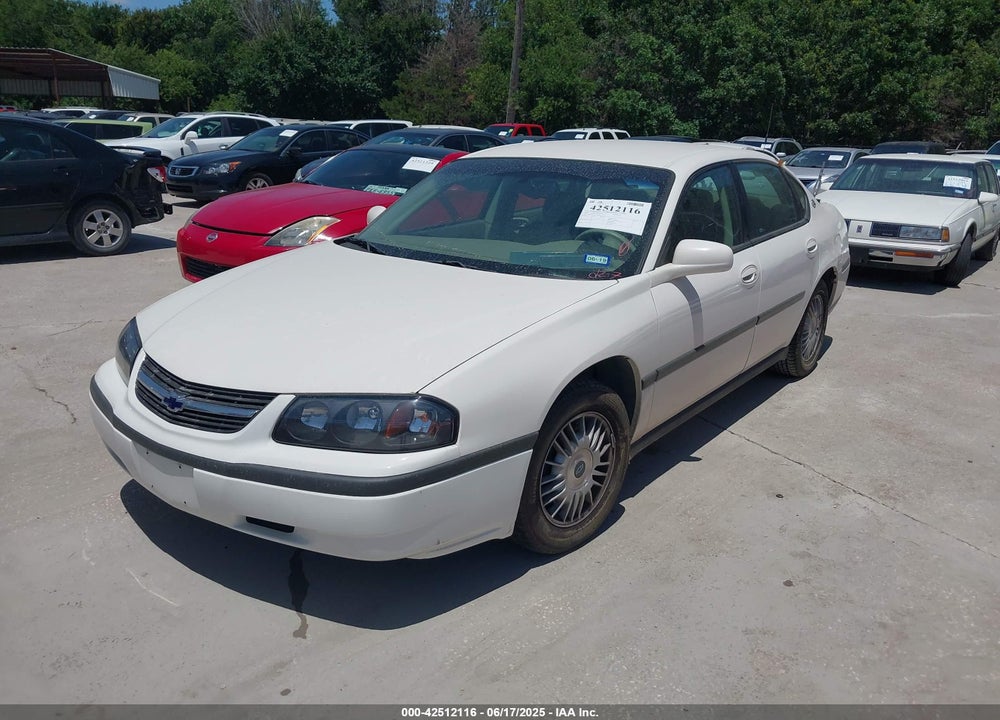 2002 CHEVROLET IMPALA VIN: 2G1WF55K529118546