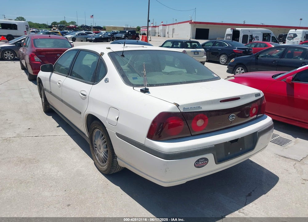 2002 CHEVROLET IMPALA VIN: 2G1WF55K529118546