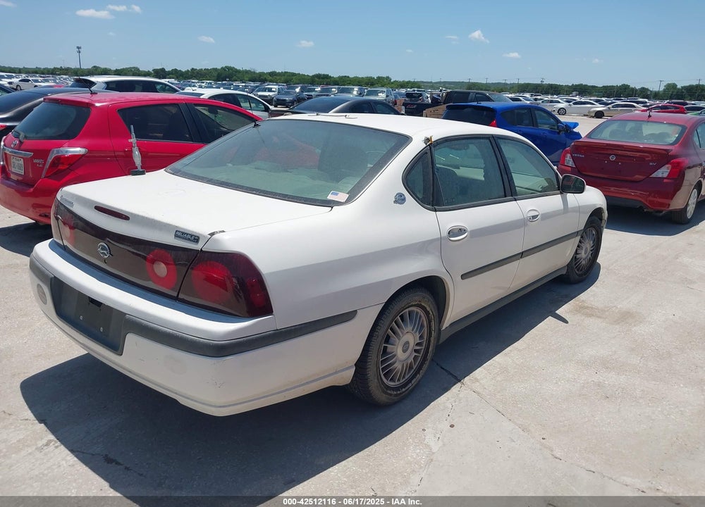2002 CHEVROLET IMPALA VIN: 2G1WF55K529118546