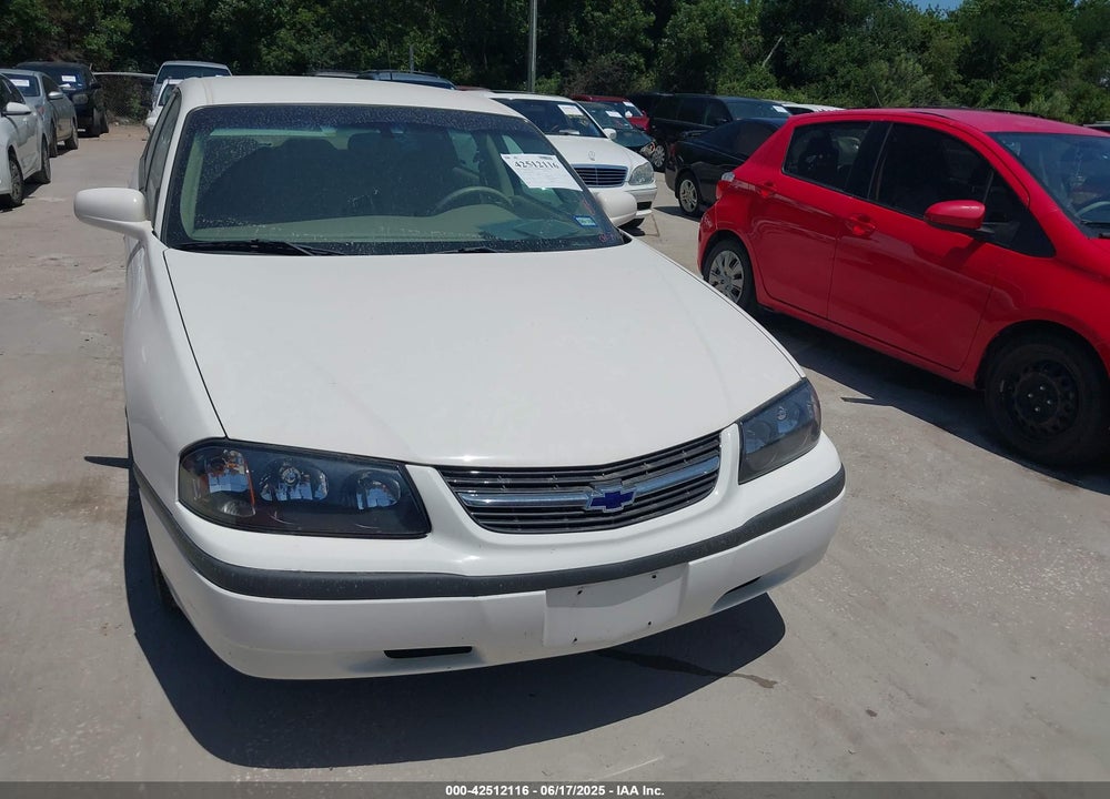 2002 CHEVROLET IMPALA VIN: 2G1WF55K529118546