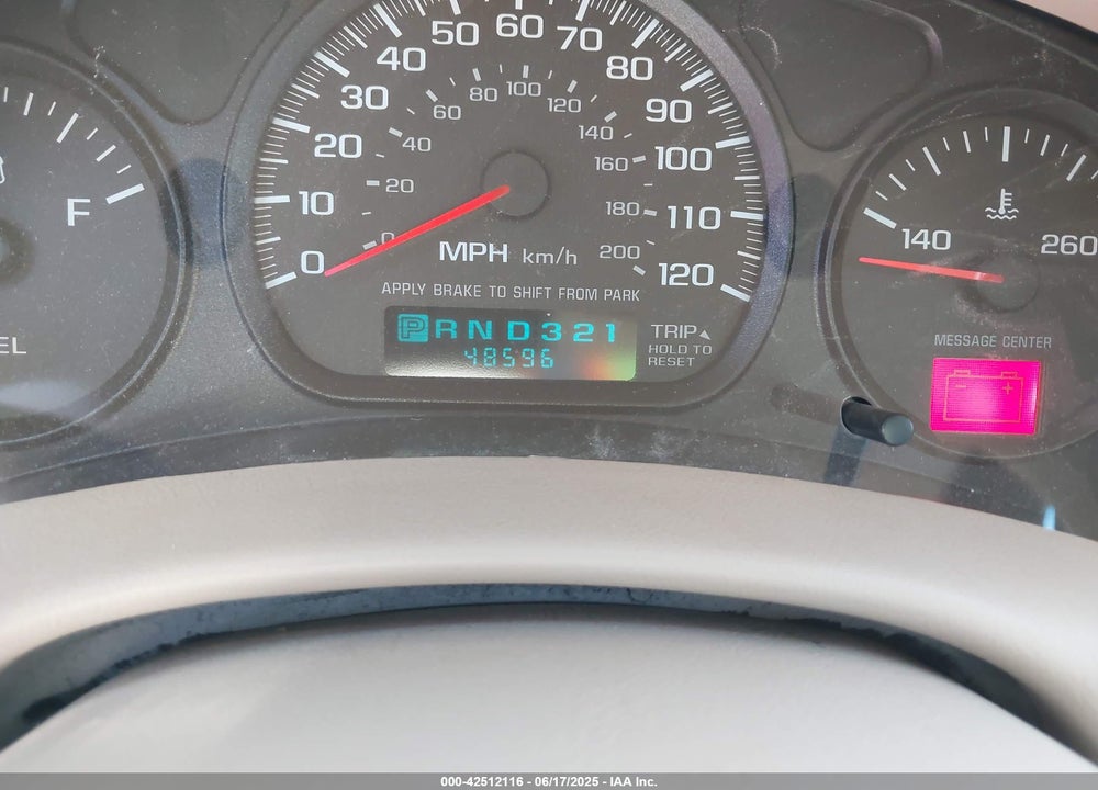 2002 CHEVROLET IMPALA VIN: 2G1WF55K529118546