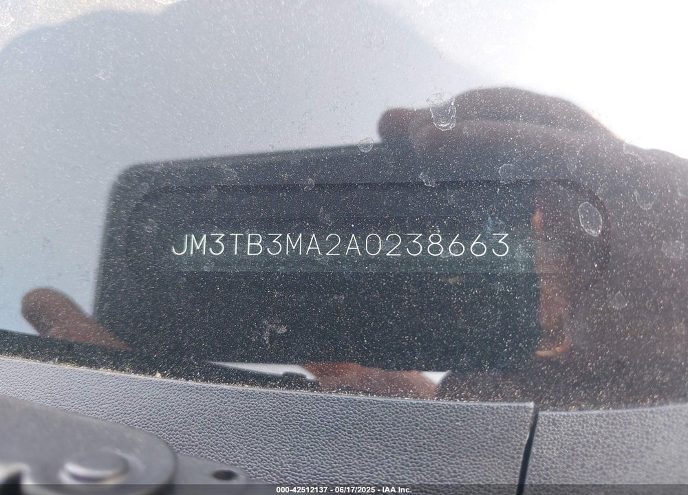 2010 MAZDA CX-9 VIN: JM3TB3MA2A0238663