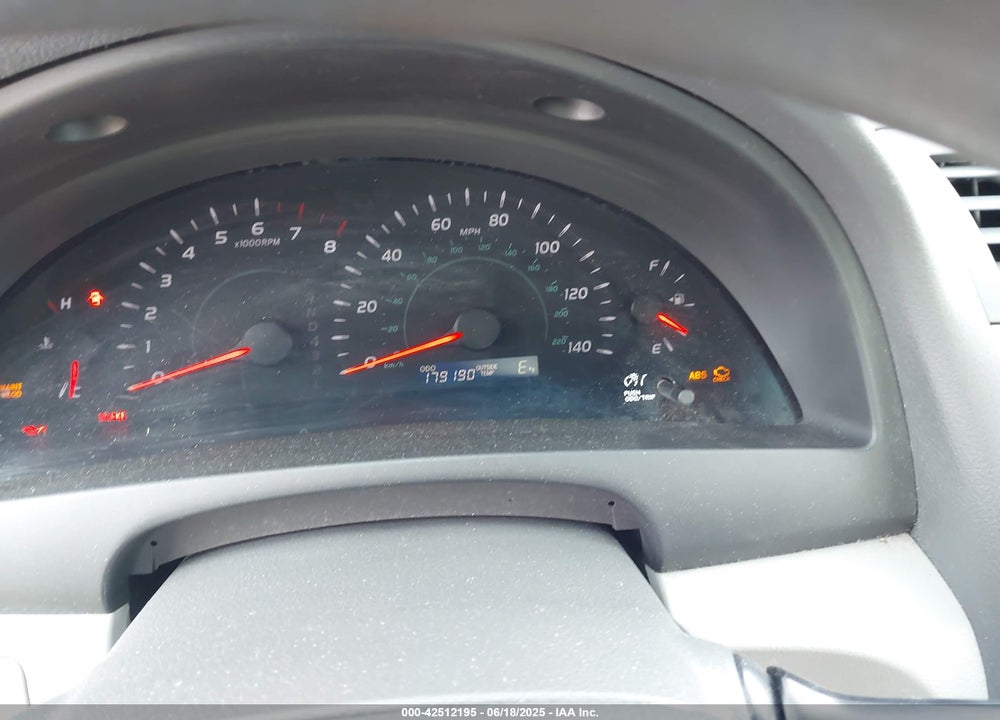 2009 TOYOTA CAMRY LE VIN: 4T4BE46K59R125805