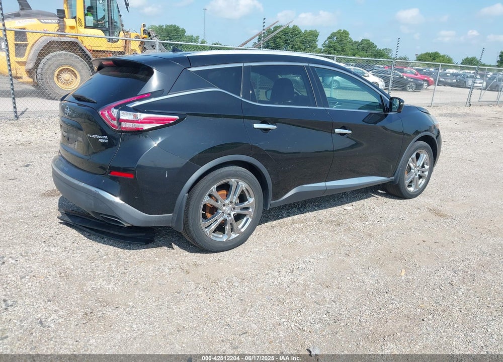 2015 NISSAN MURANO PLATINUM VIN: 5N1AZ2MH6FN286787