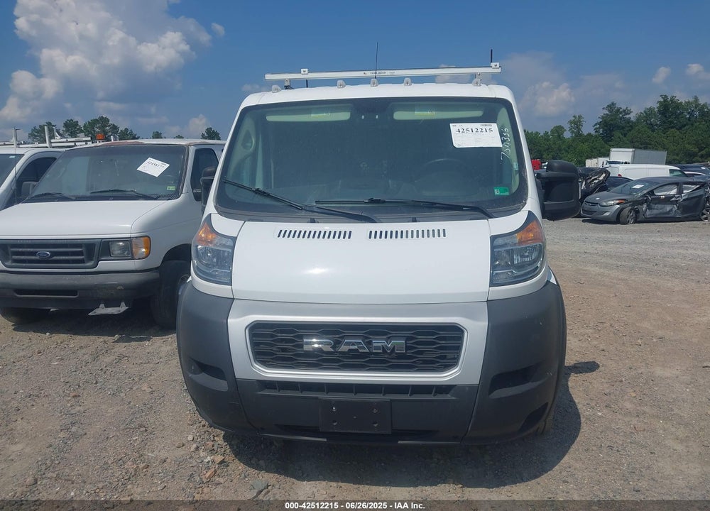 2019 RAM PROMASTER 1500 LOW ROOF 136 WB VIN: 3C6TRVAG7KE565648