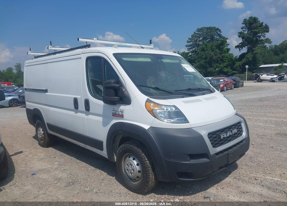 2019 RAM PROMASTER 1500 LOW ROOF 136 WB VIN: 3C6TRVAG7KE565648