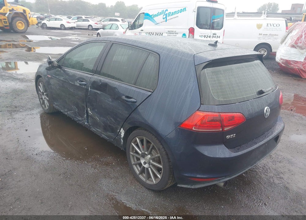 2015 VOLKSWAGEN GOLF VIN: 3VW4T7AUXFM100077