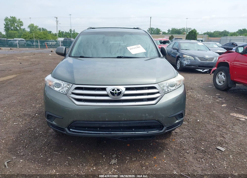 2013 TOYOTA HIGHLANDER VIN: 5TDZK3EH7DS092115