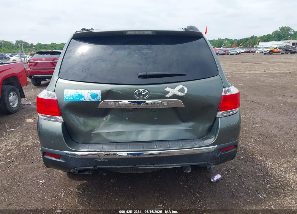 2013 TOYOTA HIGHLANDER VIN: 5TDZK3EH7DS092115