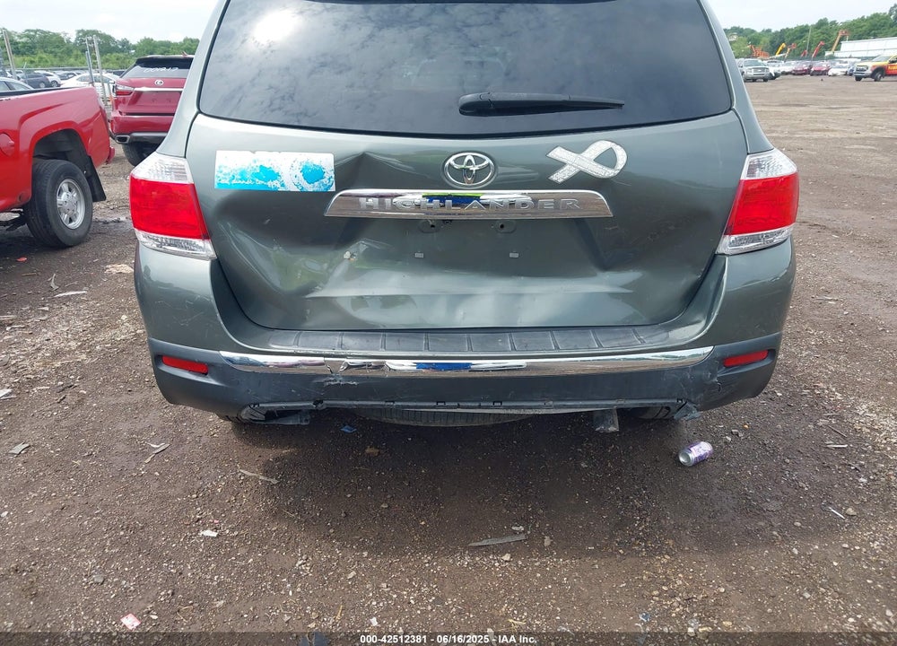 2013 TOYOTA HIGHLANDER VIN: 5TDZK3EH7DS092115