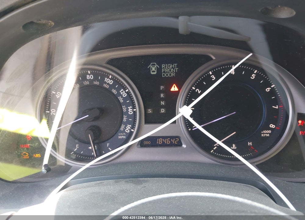 2008 LEXUS IS 250 VIN: JTHBK262285064917