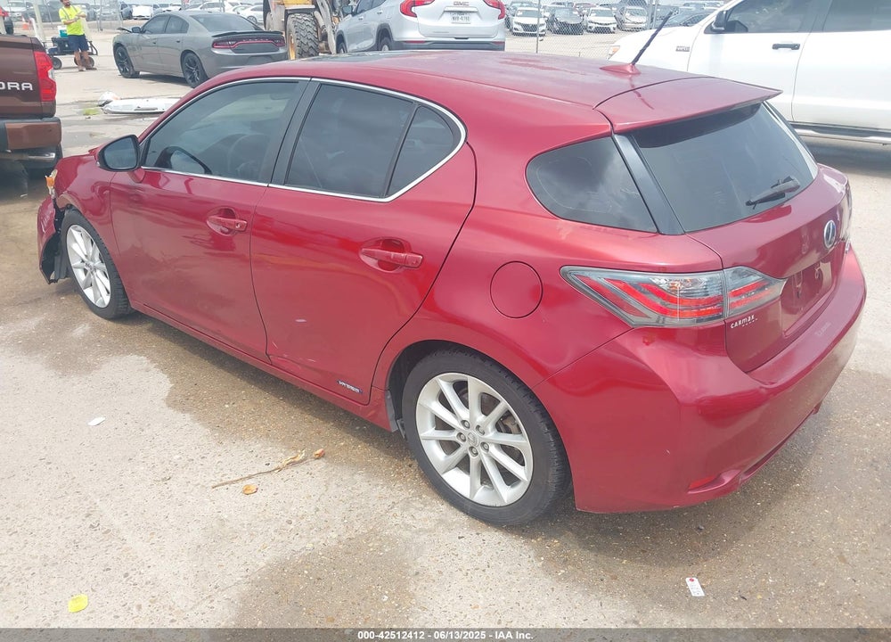 2011 LEXUS CT 200H PREMIUM VIN: JTHKD5BH2B2011665
