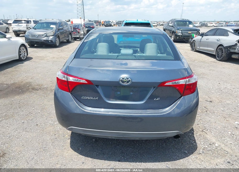 2016 TOYOTA COROLLA VIN: 5YFBURHE5GP480635