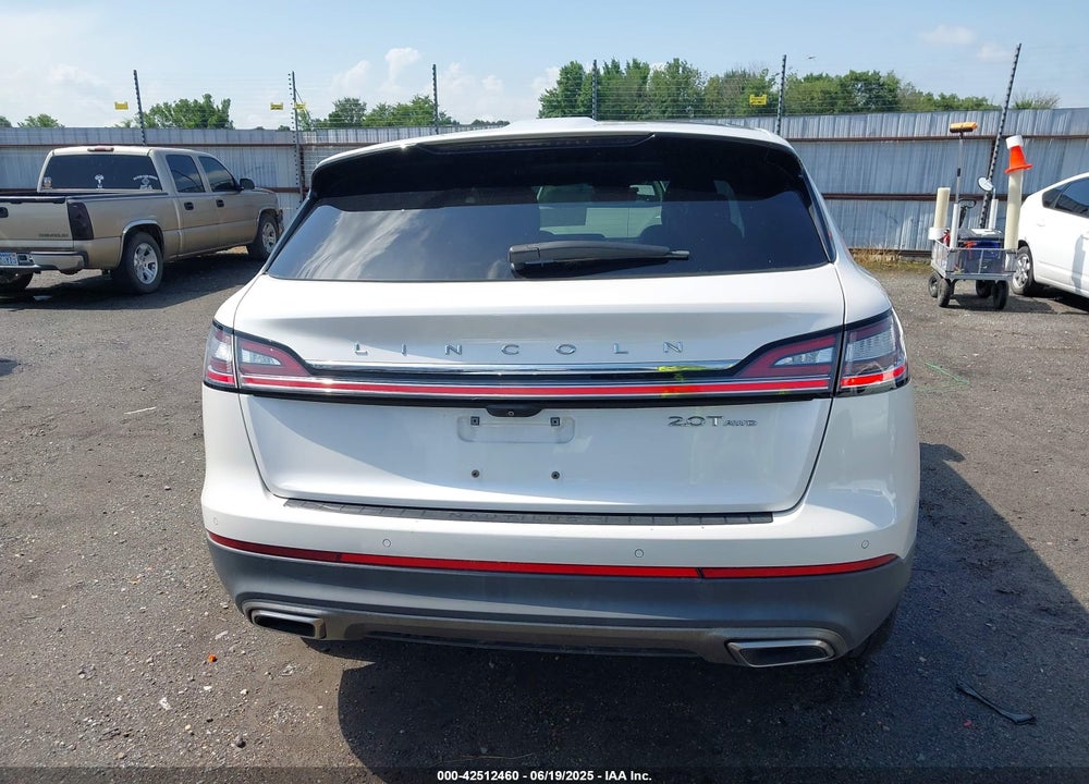 2019 LINCOLN NAUTILUS VIN: 2LMPJ8L9XKBL41458