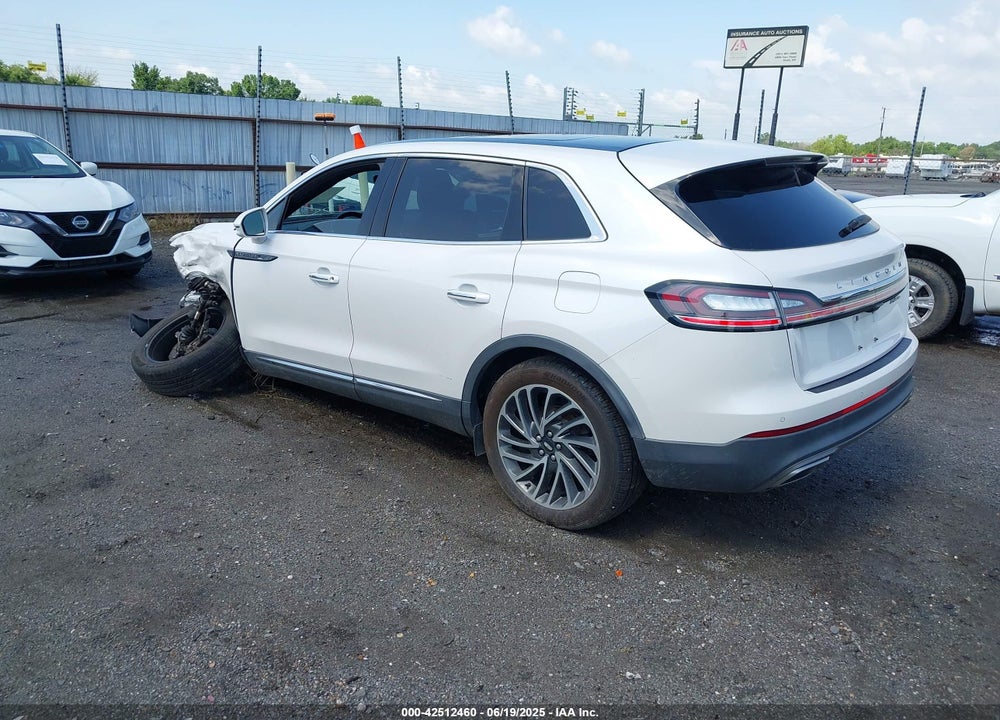 2019 LINCOLN NAUTILUS VIN: 2LMPJ8L9XKBL41458