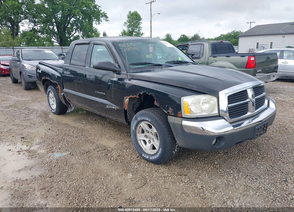 2005 DODGE DAKOTA VIN: 1D7HW48N25S167468