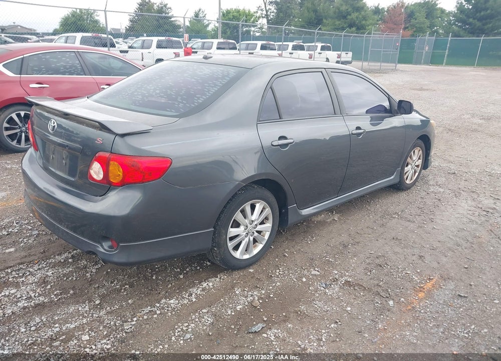 2009 TOYOTA COROLLA S VIN: 2T1BU40E69C104933