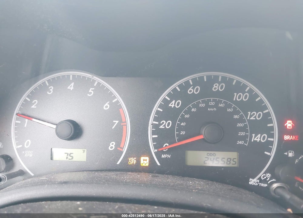 2009 TOYOTA COROLLA S VIN: 2T1BU40E69C104933