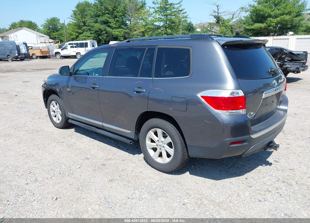 2012 TOYOTA HIGHLANDER VIN: 5TDBK3EH9CS163296
