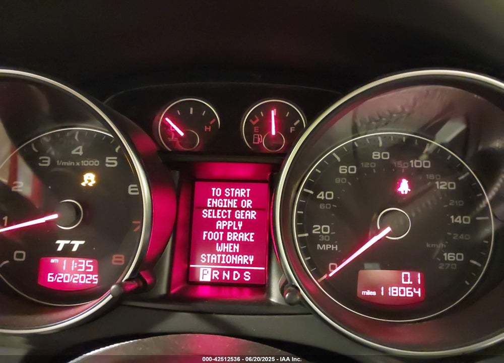 2008 AUDI TT VIN: TRURD38J181043896