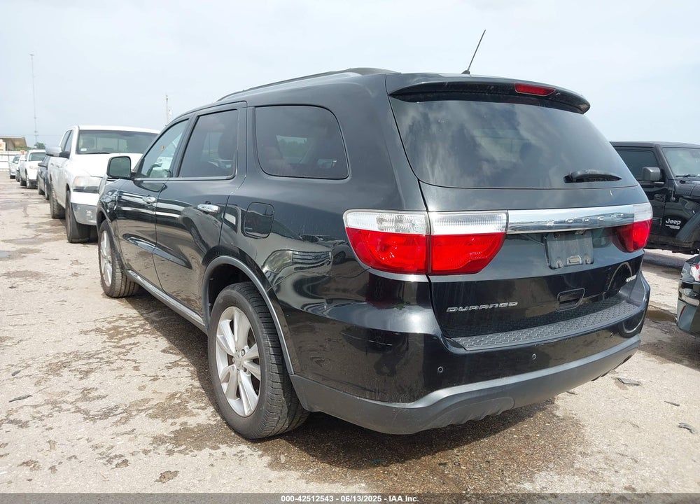 2013 DODGE DURANGO CREW VIN: 1C4RDHDG7DC679349