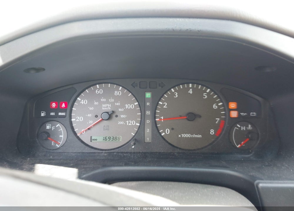 1999 INFINITI G20 STANDARD/TOURING VIN: JNKCP11A5XT003361