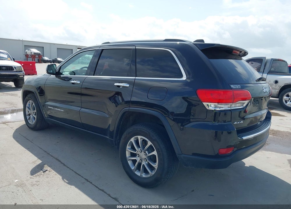 2016 JEEP GRAND CHEROKEE VIN: 1C4RJFBGXGC303667