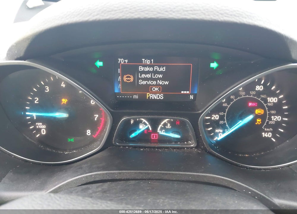 2017 FORD ESCAPE VIN: 1FMCU9GDXHUD78146