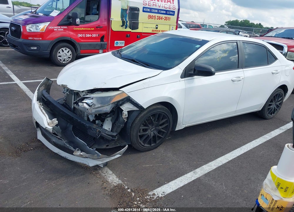 2015 TOYOTA COROLLA VIN: 2T1BURHE5FC338803