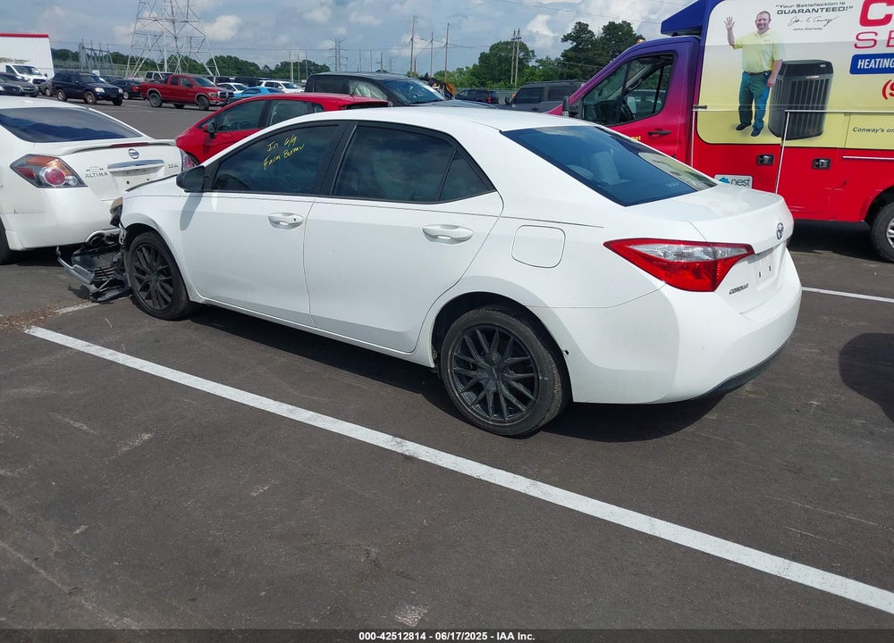 2015 TOYOTA COROLLA VIN: 2T1BURHE5FC338803