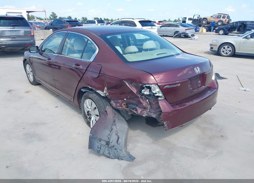 2010 HONDA ACCORD 2.4 LX VIN: 1HGCP2F31AA093033
