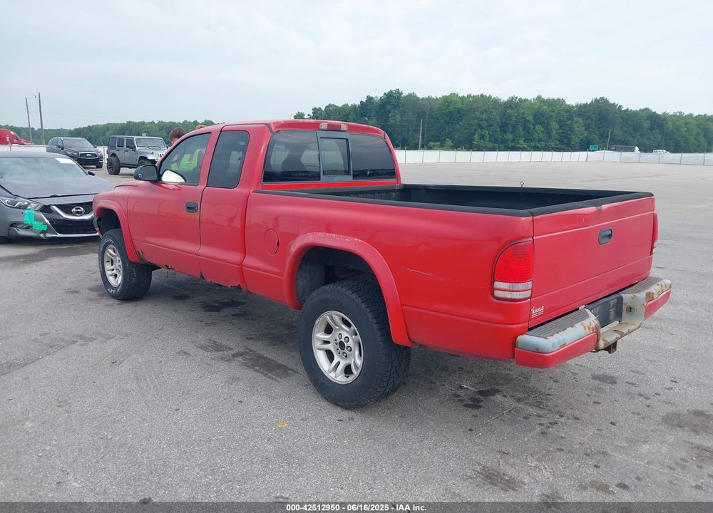 2003 DODGE DAKOTA SPORT VIN: 1D7HG32N43S202783