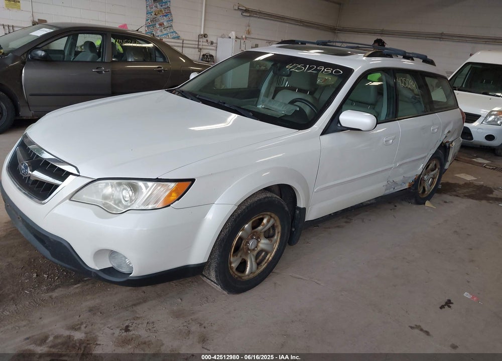 2008 SUBARU OUTBACK VIN: 4S4BP62C087316575