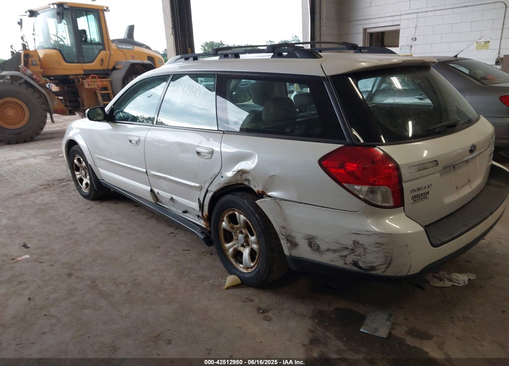 2008 SUBARU OUTBACK VIN: 4S4BP62C087316575