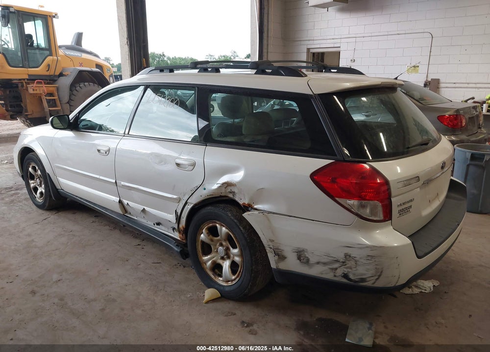 2008 SUBARU OUTBACK VIN: 4S4BP62C087316575
