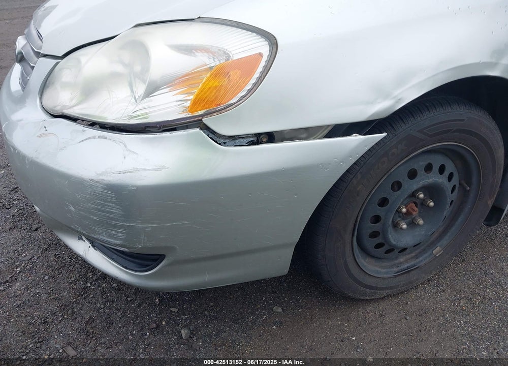 2003 TOYOTA COROLLA CE VIN: JTDBR32E732000191