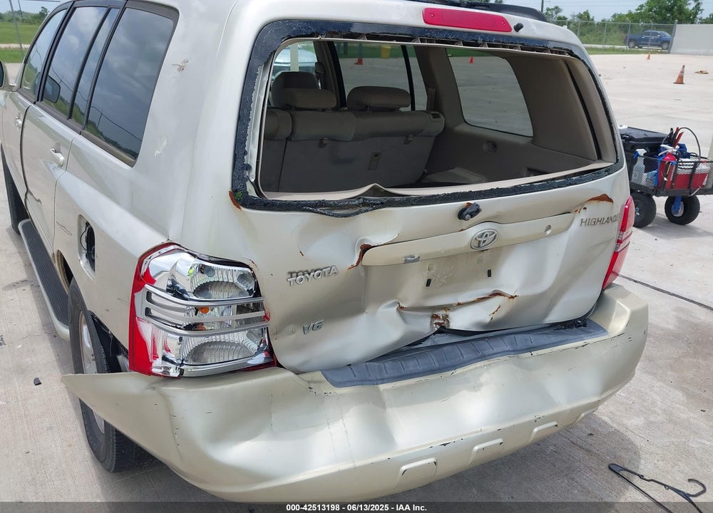 2002 TOYOTA HIGHLANDER V6 VIN: JTEGF21A520068020