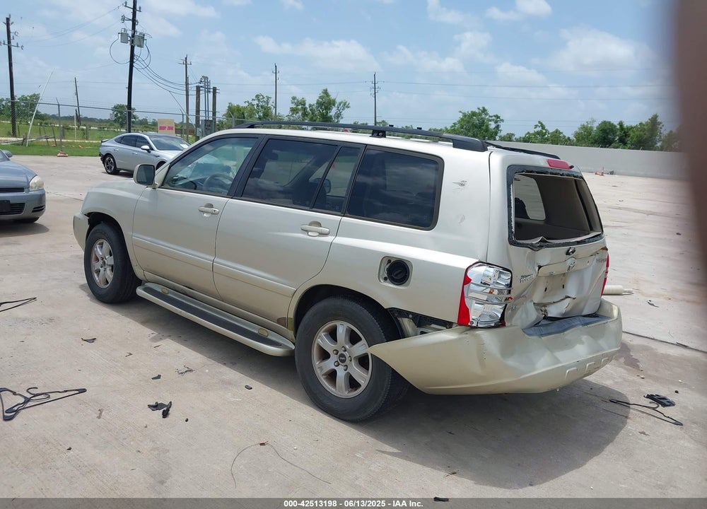 2002 TOYOTA HIGHLANDER V6 VIN: JTEGF21A520068020