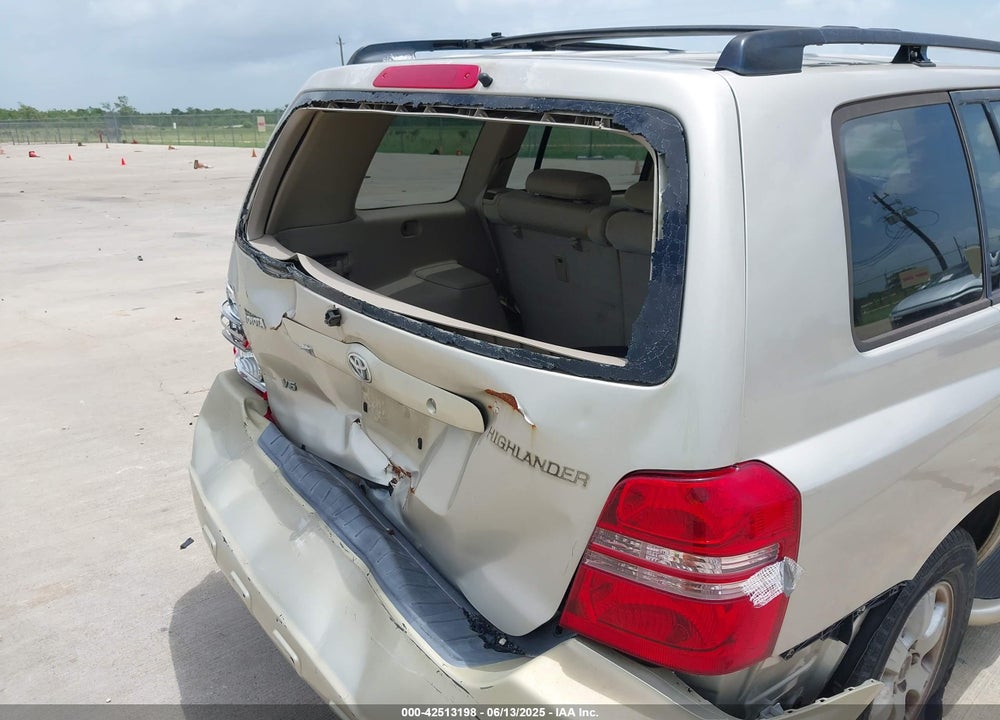 2002 TOYOTA HIGHLANDER V6 VIN: JTEGF21A520068020