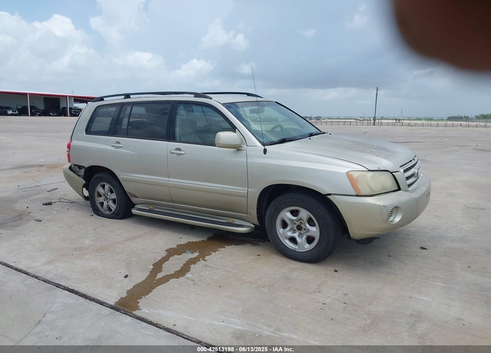 2002 TOYOTA HIGHLANDER V6 VIN: JTEGF21A520068020