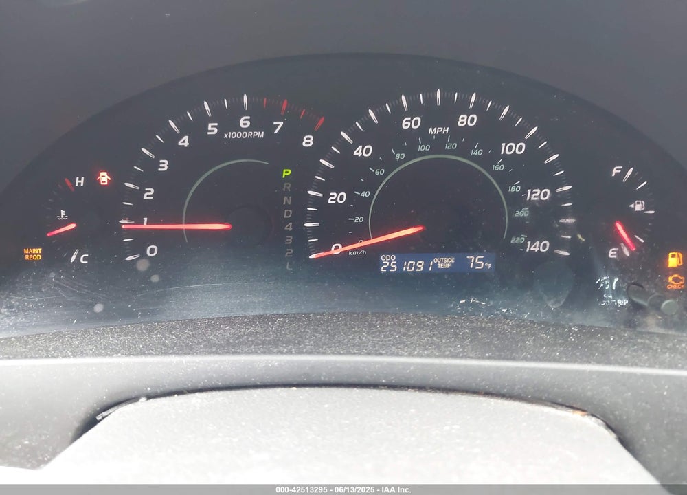 2009 TOYOTA CAMRY LE VIN: 4T1BE46K19U293368