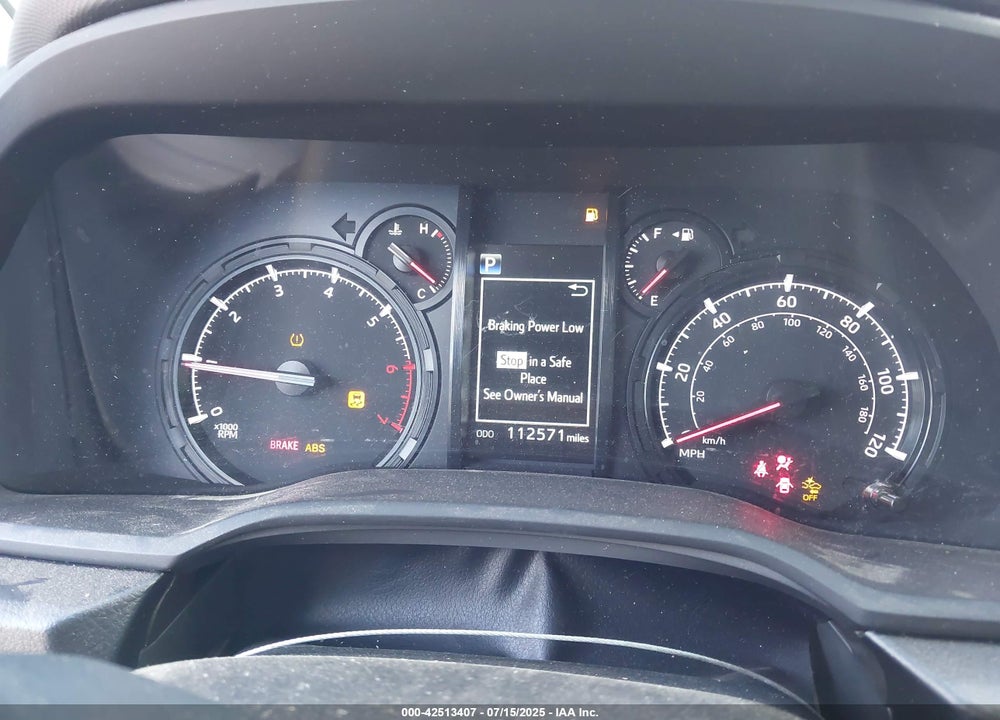 2020 TOYOTA 4RUNNER VIN: JTEZU5JR1L5215668