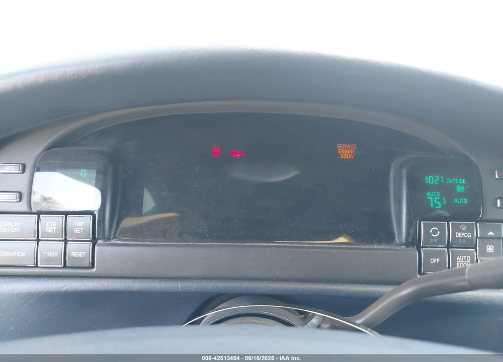 1997 CADILLAC DEVILLE PROFESSIONAL VIN: 1GEEH90Y2VU500192